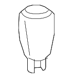 54102T7AH01ZB - : 2016-2018 Honda HR-V - Knob Change Lever *NH892L* (Mirror Black) for Honda: HR-V Image