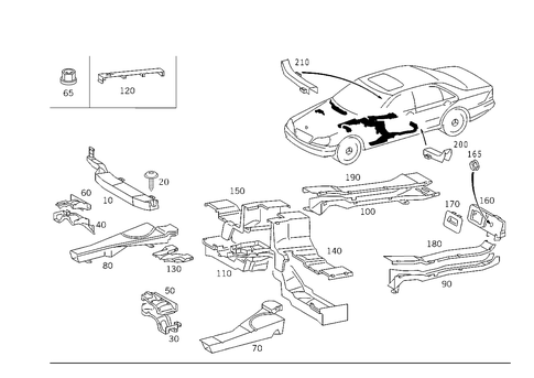 Cable Covering & Cable Ducts for 2001 Mercedes-Benz S430 #0