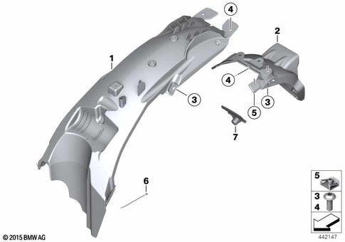 Rear Wheel Cover, License Plate Bracket for 2008 BMW-Motorrad HP2 Megamoto #0