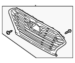 86350C2AB0 - : Grille Assembly for Hyundai Image