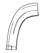 7JP43JXWAA - Body: Fender Flare for Ram: ProMaster EV Image