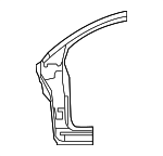 C5Y370221C - Body: Hinge Pillar for Mazda Image