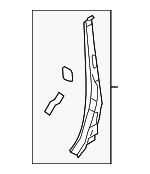 CG3671360 - Body: Center Pillar Reinforced for Mazda Image