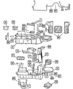 68001424AB - Air Conditioners and Heaters: Air Inlet Housing for Mopar Image