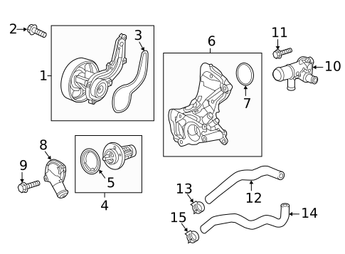 Hoses & Pipes for 2015 Honda Fit #0