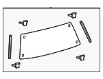 6810560270 - : Lift Gate Glass for Toyota Image