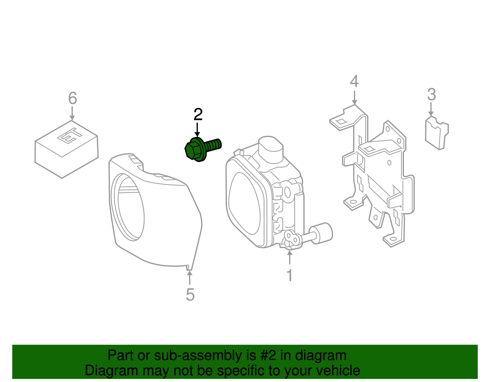 Distance Sensor Screw - Porsche (N-910-991-01)