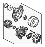 373002M417 - : Alternator for Hyundai: Accent, Elantra, Kona Image