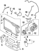 8973004181 - : Lower Air Guide for Isuzu Image