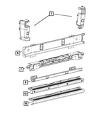 68200265AC - Frame, Bumper and Fascia: Rear Bumper for Ram: ProMaster 2500, ProMaster 3500 Image
