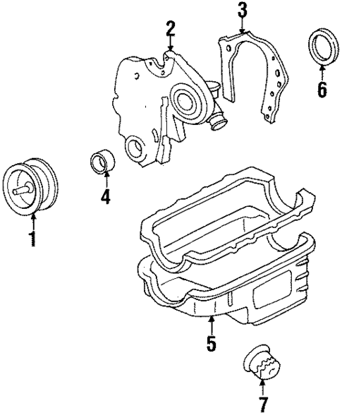 Engine Parts for 1989 Chevrolet Beretta #0