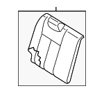 88612JA02C - : Seat Back Assembly for Nissan Image