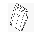 88650JA22A - : Seat Back Assembly for Nissan Image