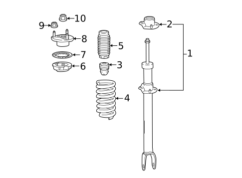 Struts & Components for 2016 Mercedes-Benz C450 AMG #0