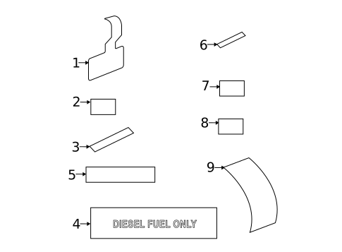 Labels for 2024 Ram 3500 #0