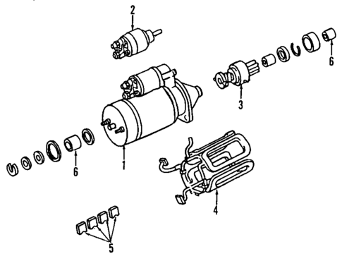 Starter for 1985 Mercedes-Benz 300D #0