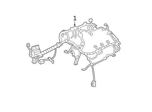 Wiring Harness for 2016 Chevrolet Sonic #0