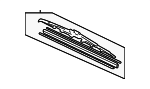 76620S84A01 - Body: Wiper Blade for Honda: Accord, Odyssey, Pilot Image