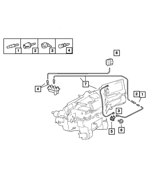 Air Conditioner and Heater Units for 2005 Chrysler Crossfire #1
