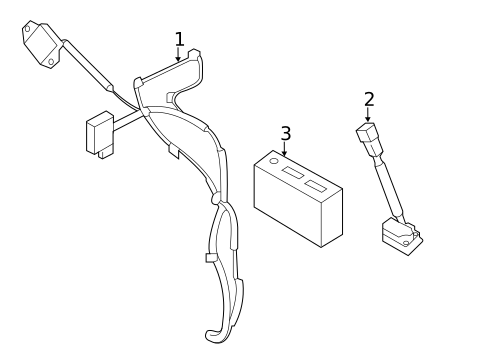 Communication System Components for 2017 Nissan Versa Note #0