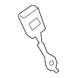 2138607001 - Electrical: Buckle End for Mercedes-Benz Image