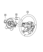 1DG831J3AG - Steering: Steering Wheel for Mopar Image