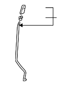 B25D5839065 - : Lock Button Rod for Mazda: Protege, Protege5 Image