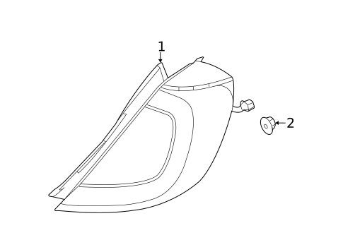 Tail Lamps for 2016 Lincoln MKS #0