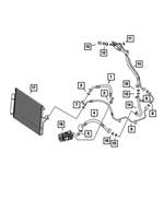 68012745AA - Air Conditioners and Heaters: A/c Line for Mopar Image