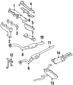 78129597E - : Heat Shield for Audi: 100, 100 Quattro, 90, 90 Quattro, Cabriolet Image