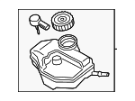 34336871185 - Body: Reservoir Assembly for BMW: 530e, 530e xDrive, 530i, 530i xDrive, 540d xDrive, 540i, 540i xDrive, 640i xDrive Gran Turismo, 740e xDrive, 740i, 740i xDrive, 750i, 750i xDrive, Alpina B7, M5, M550i xDrive, M760i xDrive, X3, X4 Image