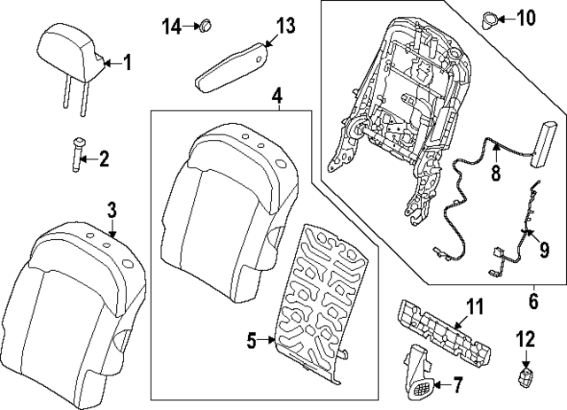 89370DO050 - : Seat Heater for Kia Image