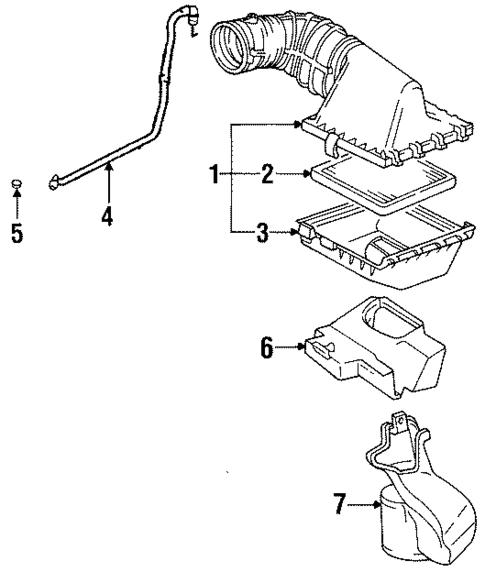 Air Intake for 1993 Cadillac Eldorado #0