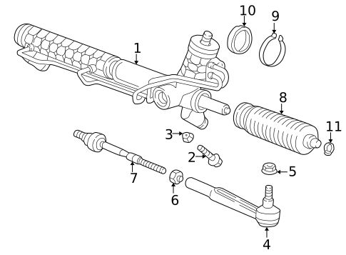 Steering Gear & Linkage for 2003 Porsche 911 #0