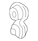 9257001J00 - HVAC: Evaporator Core Grommet for Nissan: Frontier, Xterra Image