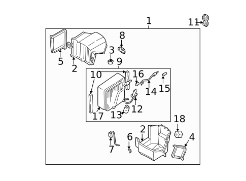 HVAC Case for 2002 Nissan Xterra #0