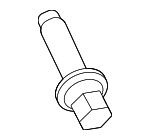 9A700843300 - Electrical: Bracket Mount Bolt for Porsche: 718 Boxster, 718 Cayman, 718 Spyder, 911, Cayman Image