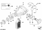33176760342 - Rear Axle: Hex Bolt for BMW Image