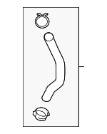 20967375 - Steering: Power Steering Suction Hose for Saab: 9-5 Image