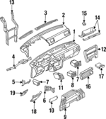 6850050A00 - : Glove Box for Nissan: Sentra Image
