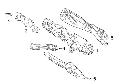 Exhaust Manifold for 2022 Toyota Corolla #1