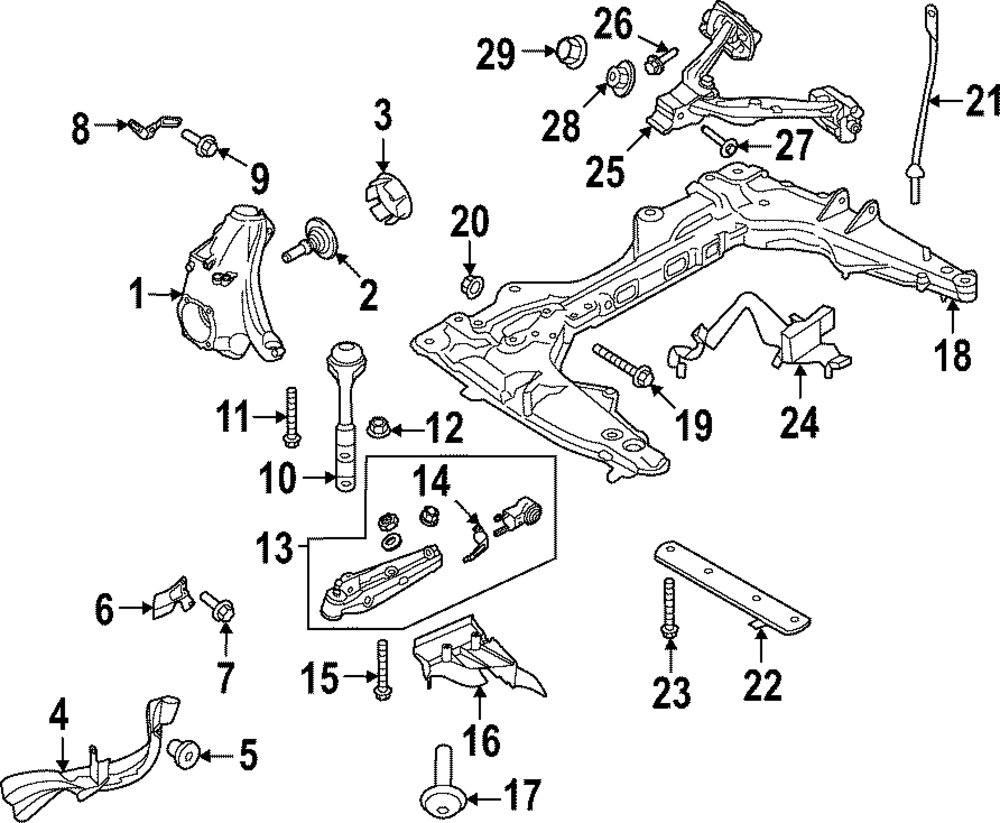 Bracket Lower Bolt - Porsche (N-106-959-01)