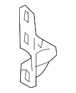 7240A006 - Body: Rear Trim Panel Bracket for Mitsubishi Image