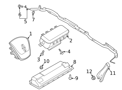 Air Bag System for 2024 Lincoln Aviator #0