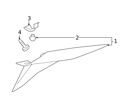 Interior Trim - Quarter Panels for 2011 Mitsubishi Galant #0