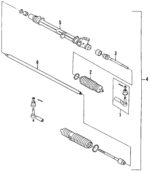 Steering Gear & Linkage for 1988 Pontiac Fiero #0
