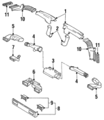 B45561253A - Body: Defroster Nozzle for Mazda Image
