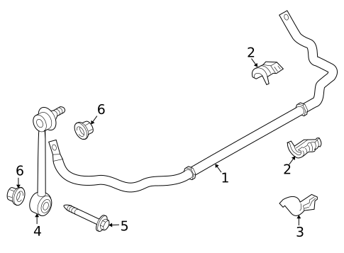 Stabilizer Bar & Components for 2013 Audi Q7 #0