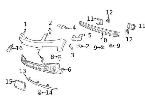 Automatic Temperature Controls for 2009 Mazda Tribute #1