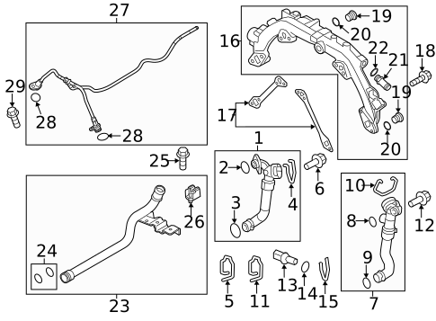 Gaskets & Sealing Systems for 2016 Porsche Panamera #1
